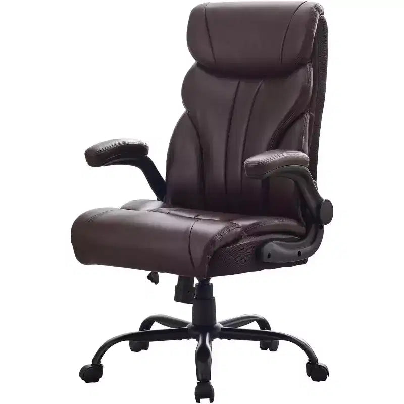 Chaise de jeu Acekool pour ordinateur, chaise de bureau ergonomique à dossier haut, chaise de bureau large et robuste, cuir PU, 226 kg