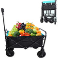 Foldable Garden Shopping & Beach Cart, Metal Material, VC Account Exclusive,for Outdoor Use