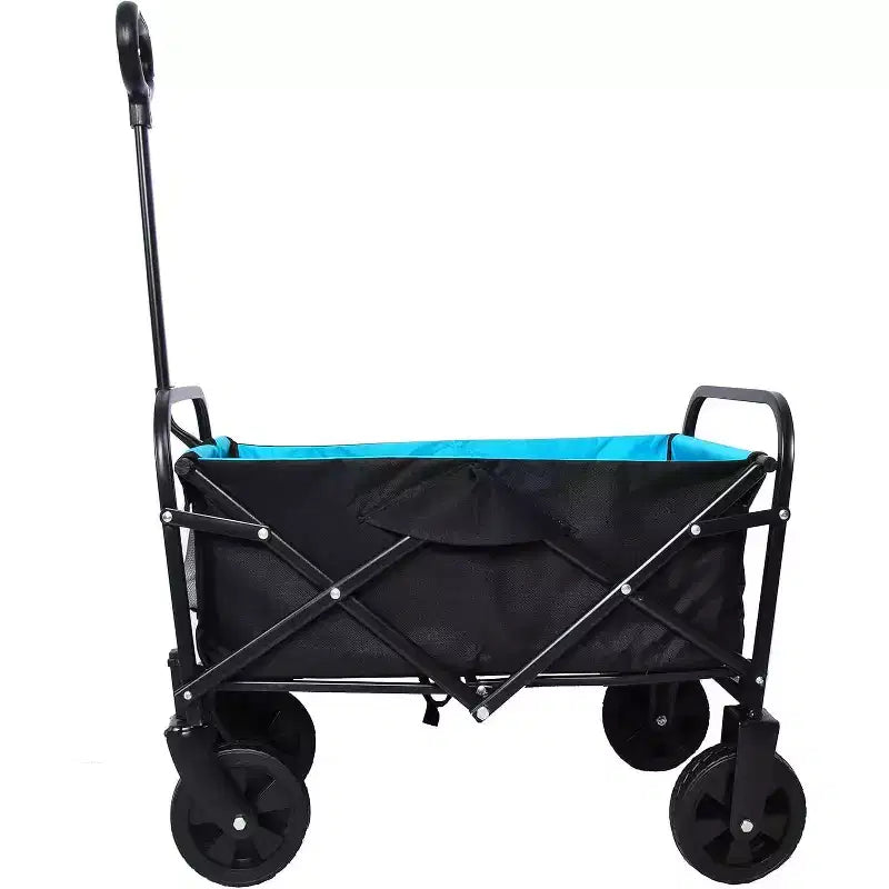 Foldable Garden Shopping & Beach Cart, Metal Material, VC Account Exclusive,for Outdoor Use