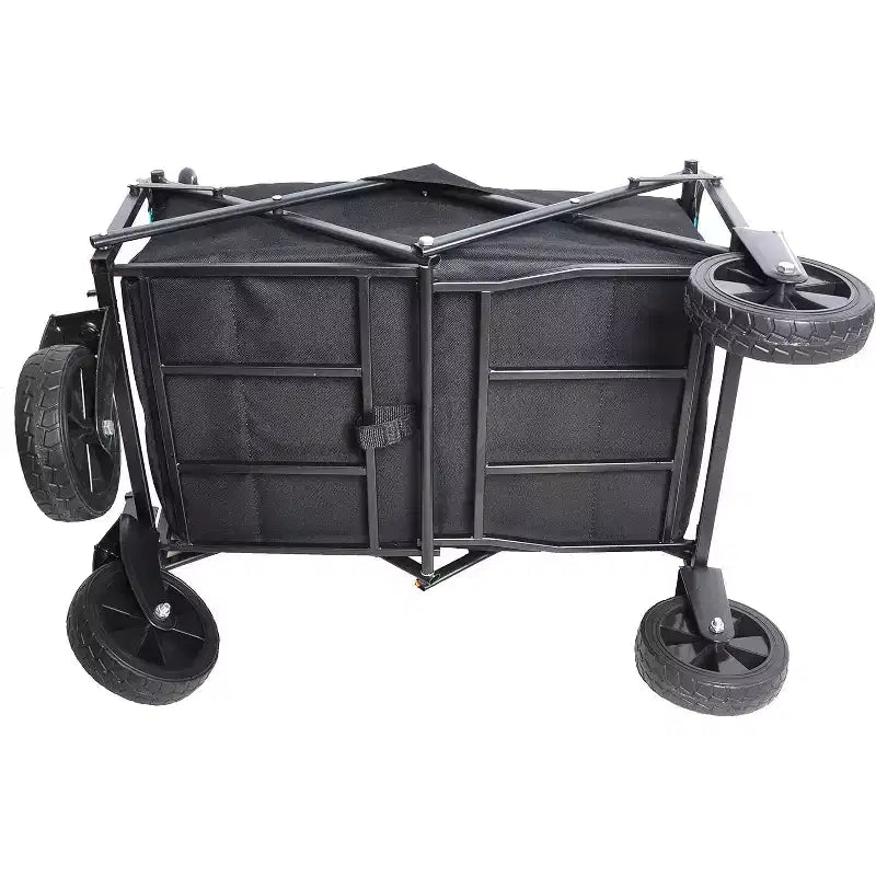Foldable Garden Shopping & Beach Cart, Metal Material, VC Account Exclusive,for Outdoor Use