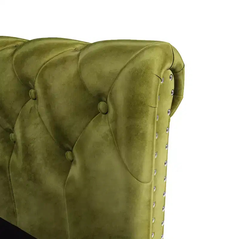 Christopher Knight Home Upholstered Tufted Button Velvet Daybed with Trundle