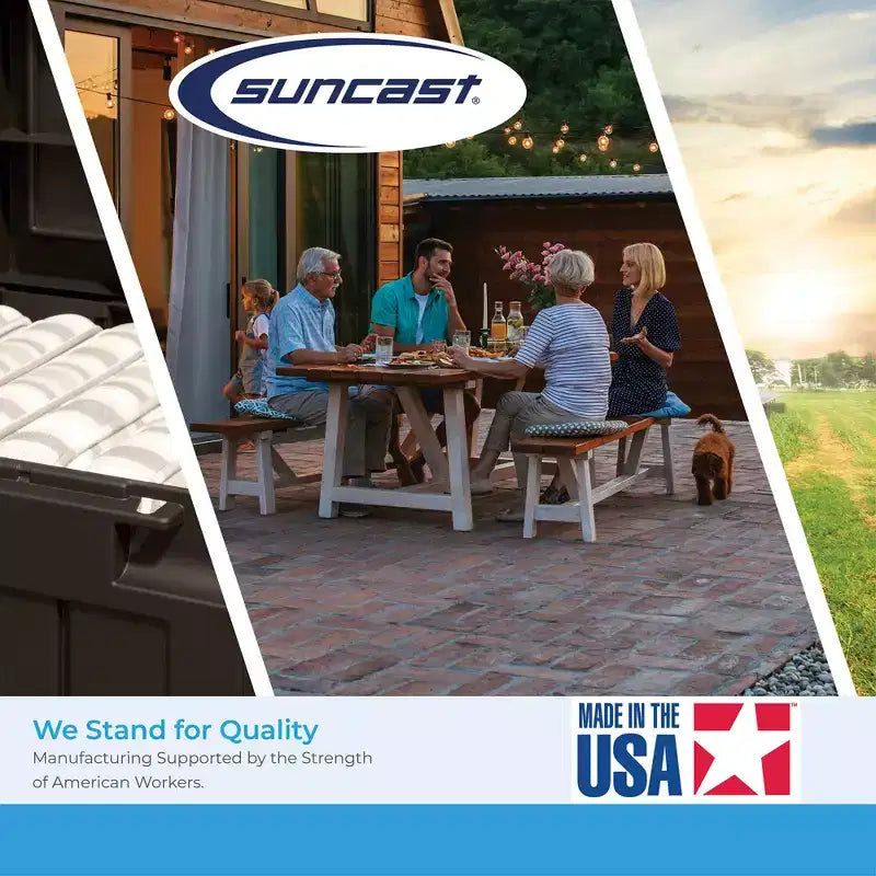 Suncast 12 Pack 25 x 7.25 Inch Resin Basket Accessory for Outdoor Shed, Black