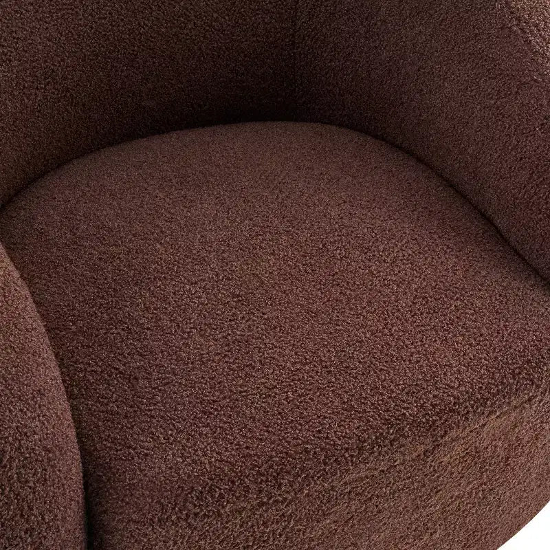 Christopher Knight Home Selma Wooden Base Boucle Upholstered 360 Swivel Chair