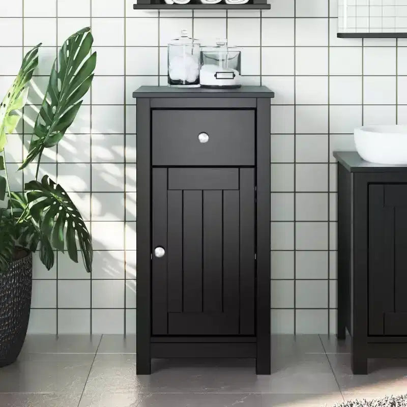 vidaXL Bathroom Cabinet Floor Cabinet for Living Room BERG Solid Wood Pine