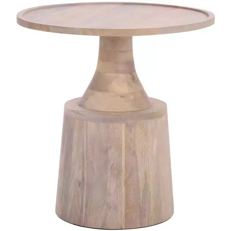 Javier Round Accent Table - ACC3257 - White Washed - Safavieh
