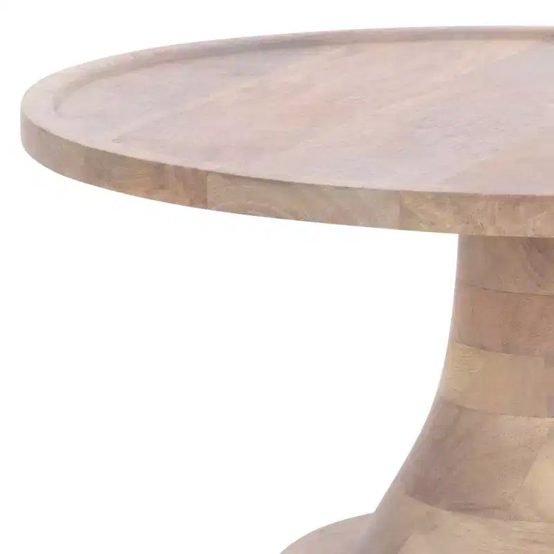 Javier Round Accent Table - ACC3257 - White Washed - Safavieh