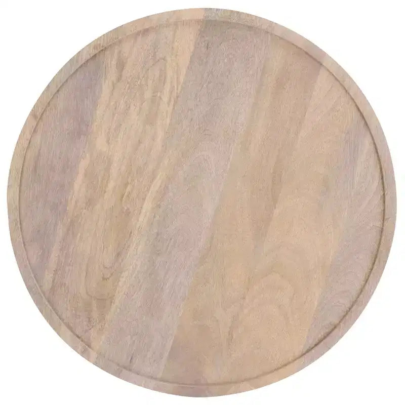 Javier Round Accent Table - ACC3257 - White Washed - Safavieh