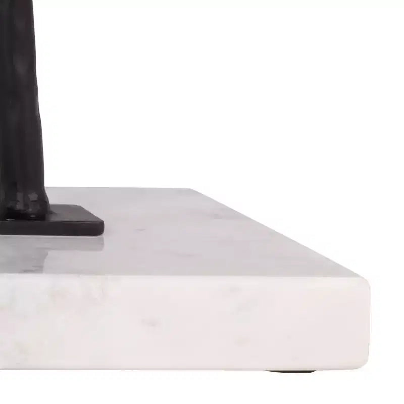 Warso Marble Side Table - ACC3751 - Marble/Black - Safavieh