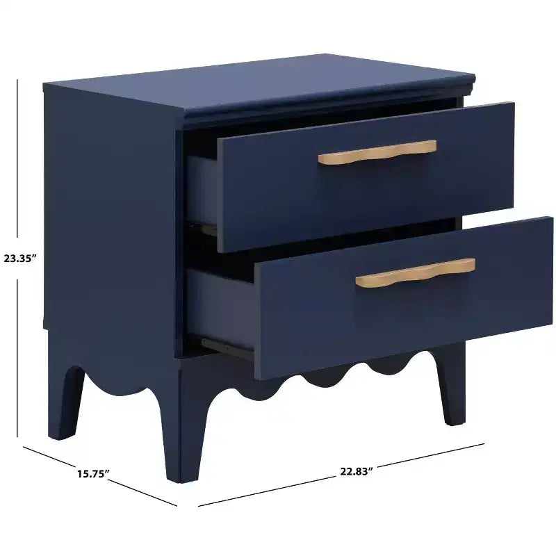 Lovette 2 Drawer Nightstand - NST9618 - Safavieh