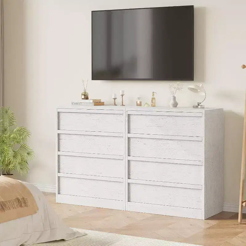 4 Drawer Dresser for Bedroom, 39''Nightstand 4 Chest of Drawers with Large Storage,Modern Bedside End Table for Living Room, Nursery, Entryway