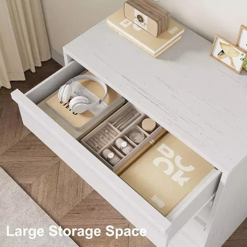 4 Drawer Dresser for Bedroom, 39''Nightstand 4 Chest of Drawers with Large Storage,Modern Bedside End Table for Living Room, Nursery, Entryway