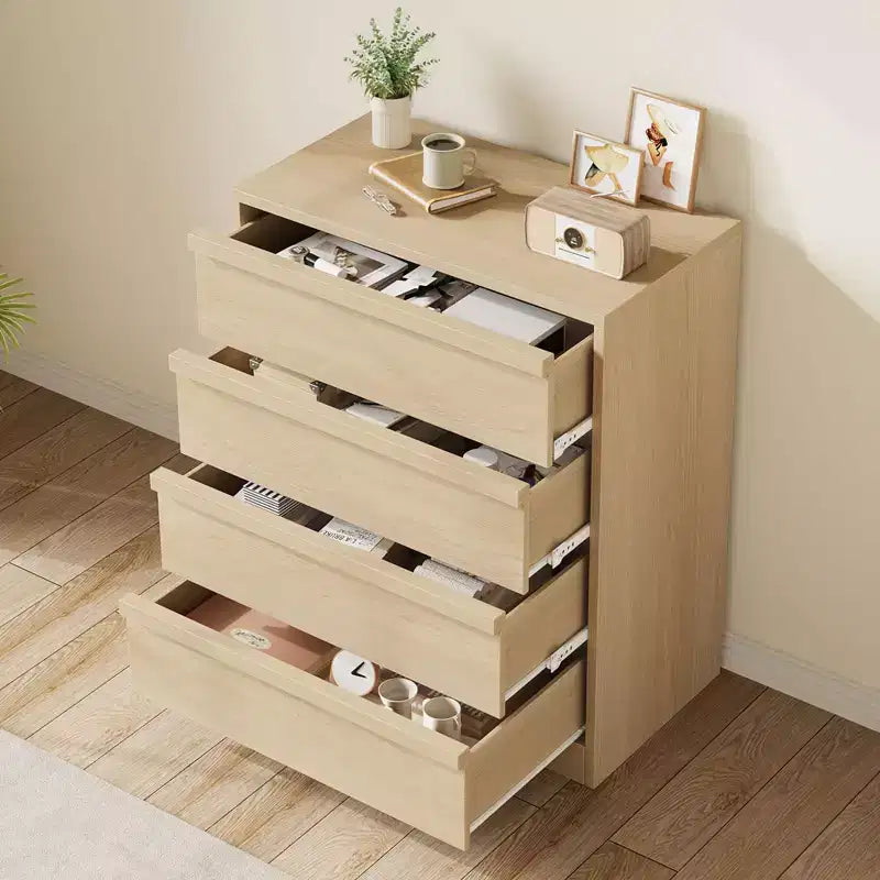 4 Drawer Dresser for Bedroom, 39''Nightstand 4 Chest of Drawers with Large Storage,Modern Bedside End Table for Living Room, Nursery, Entryway