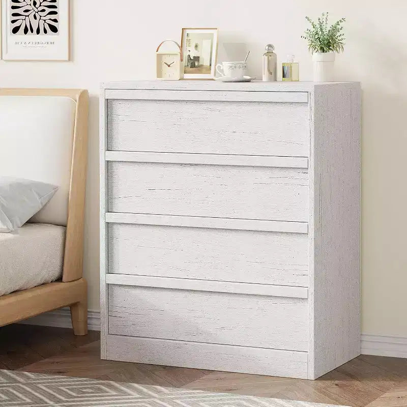4 Drawer Dresser for Bedroom, 39''Nightstand 4 Chest of Drawers with Large Storage,Modern Bedside End Table for Living Room, Nursery, Entryway