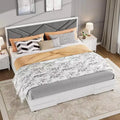 Full/Queen/King Size Bed Frame,Upholstered Bed Frame with Tufted Headboard,Sofa&Sturdy Bed Frame with Wooden Slat Support,No Box Spring Needed