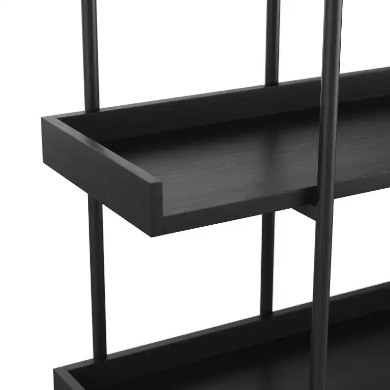 Martha Stewart Emmett 3 Shelf Storage Display Unit Bookcase with Metal Frame
