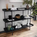 Martha Stewart Emmett 3 Shelf Storage Display Unit Bookcase with Metal Frame