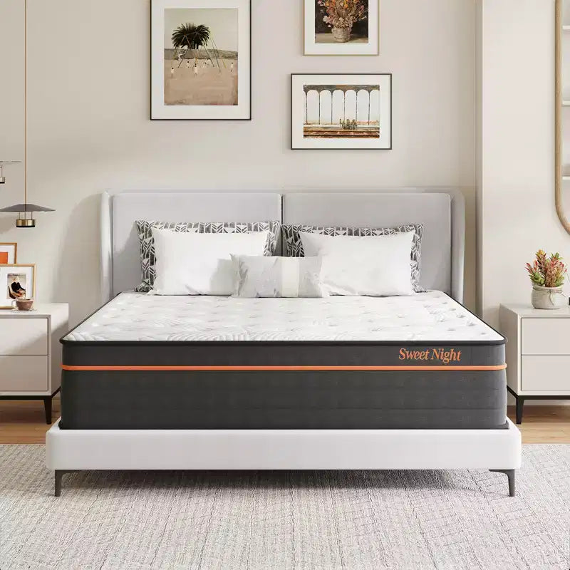 Sweetnight 12-in Memory Foam Hybrid Mattress in a Box, Medium Firm