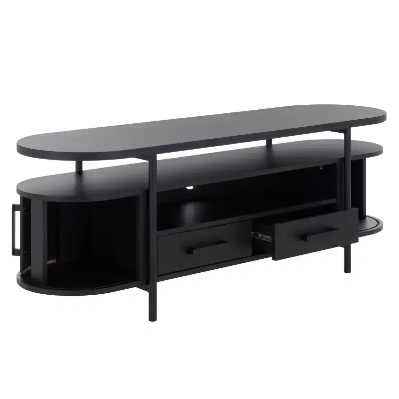 Etka 2 Drawer Tambour Door Media Stand - MED3112 - Safavieh