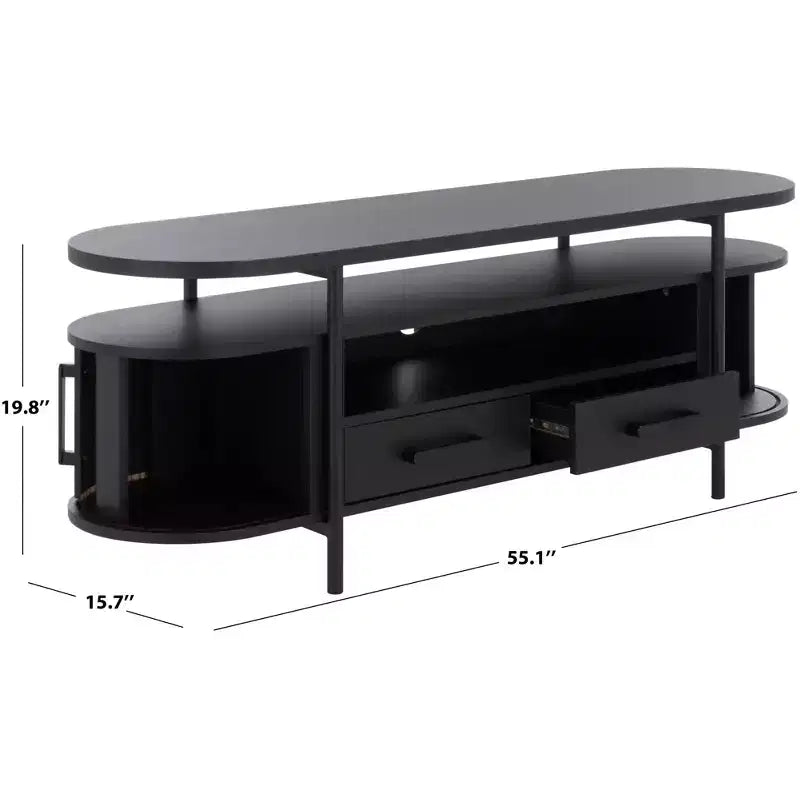 Etka 2 Drawer Tambour Door Media Stand - MED3112 - Safavieh