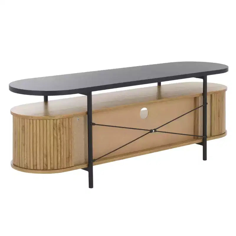 Etka 2 Drawer Tambour Door Media Stand - MED3112 - Safavieh