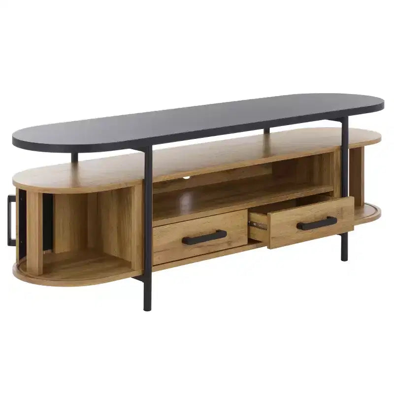 Etka 2 Drawer Tambour Door Media Stand - MED3112 - Safavieh