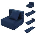 COZONY Folding Sofa Bed, Foldable Couch Bed with Pillow, Convertible Sleeper Mattress, Futon Floor Couch with Memory Foam Washable Cover, Single Size