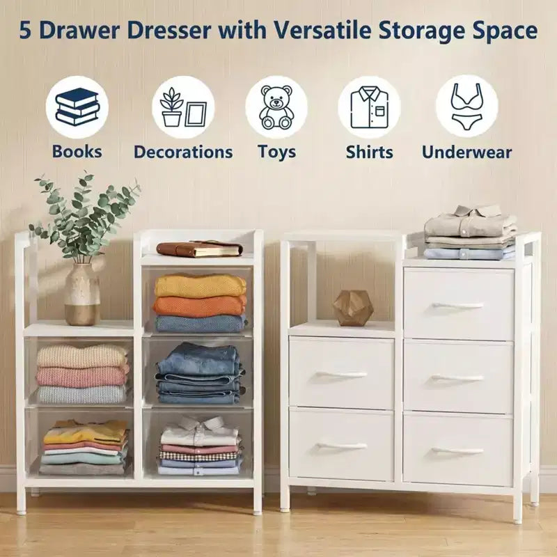 5-layer movable filing cabinet with open storage shelves, a filing cabinet for home office organization, office storage organizer