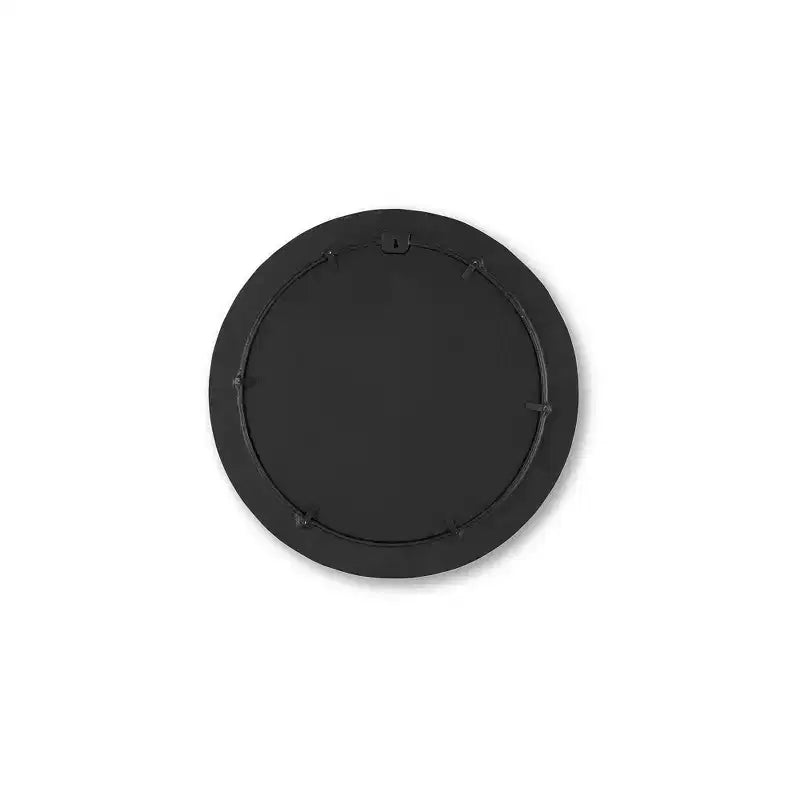 Signature Design by Ashley Ozias Wall Accent Mirror, Black Cast Aluminum Frame