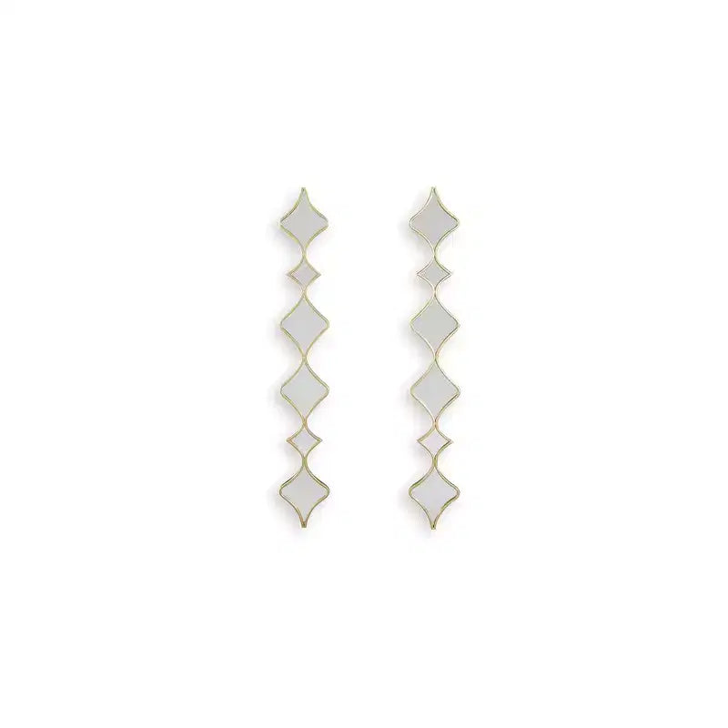 Signature Design by Ashley Harriswood Modern Glam Accent Mirror, Set of 2