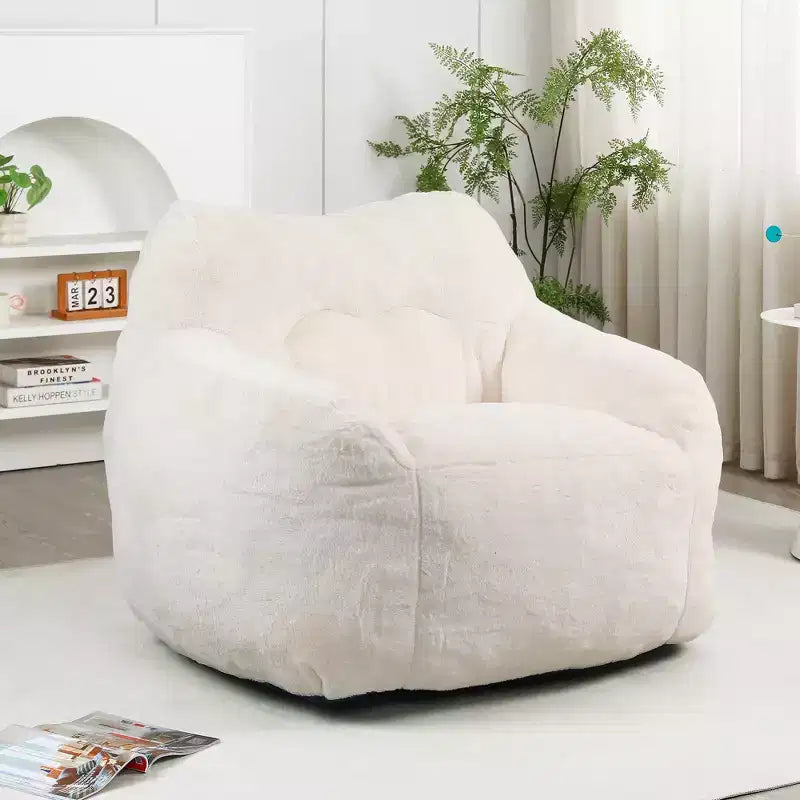 Bean Bag Chair, Bean Bag Sofa Chair with Armrests Stuffed High-Density Foam, Lazy Sofa Comfy Chairs BeanBag Chair for Adults