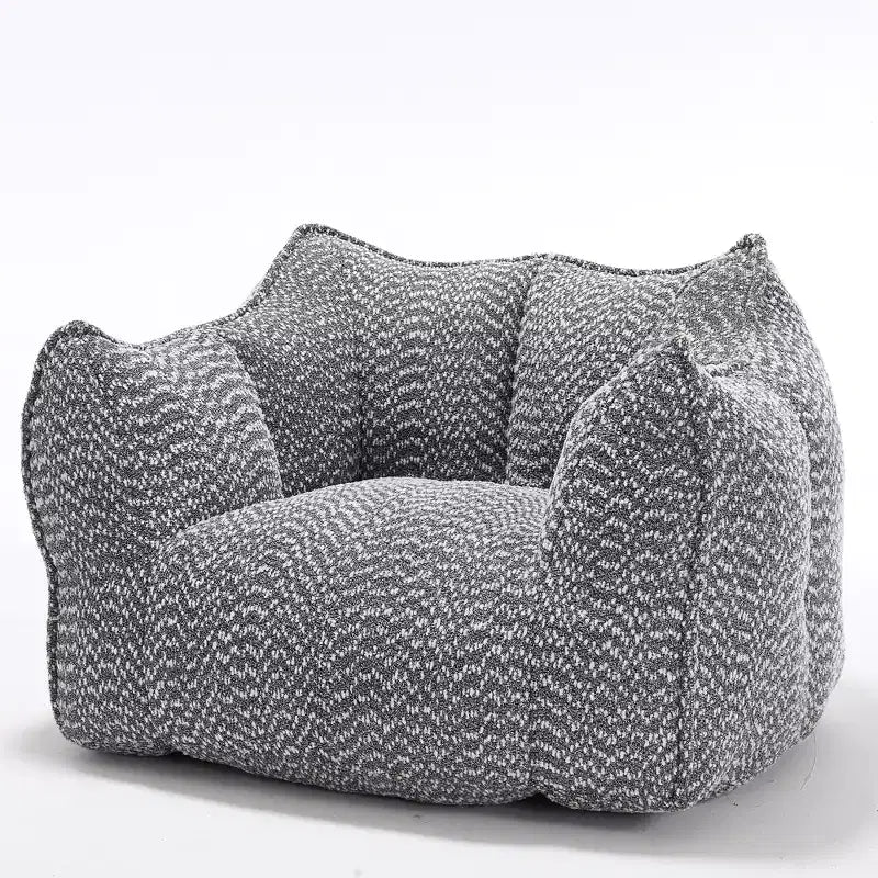 Bean Bag Chair, Lazy Floor Sofa Couch for Adults, Fireside Chair with Ergonomic Design, Memory Foam Lounge Chair for Living Room Bedroom