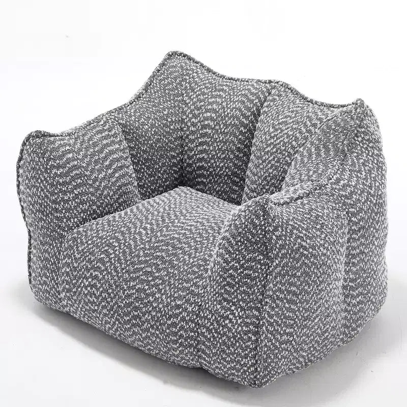Bean Bag Chair, Lazy Floor Sofa Couch for Adults, Fireside Chair with Ergonomic Design, Memory Foam Lounge Chair for Living Room Bedroom