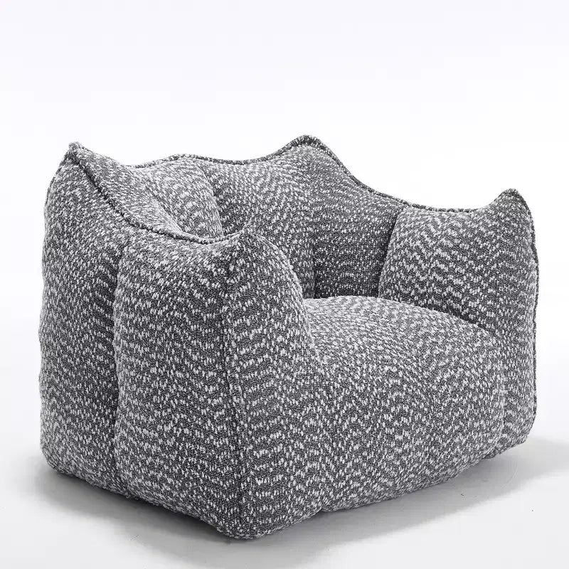 Bean Bag Chair, Lazy Floor Sofa Couch for Adults, Fireside Chair with Ergonomic Design, Memory Foam Lounge Chair for Living Room Bedroom