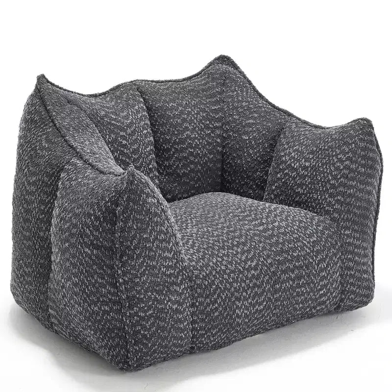 Bean Bag Chair, Lazy Floor Sofa Couch for Adults, Fireside Chair with Ergonomic Design, Memory Foam Lounge Chair for Living Room Bedroom