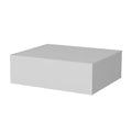 HomeRoots 5 White Wood One Drawer Floating Nightstand