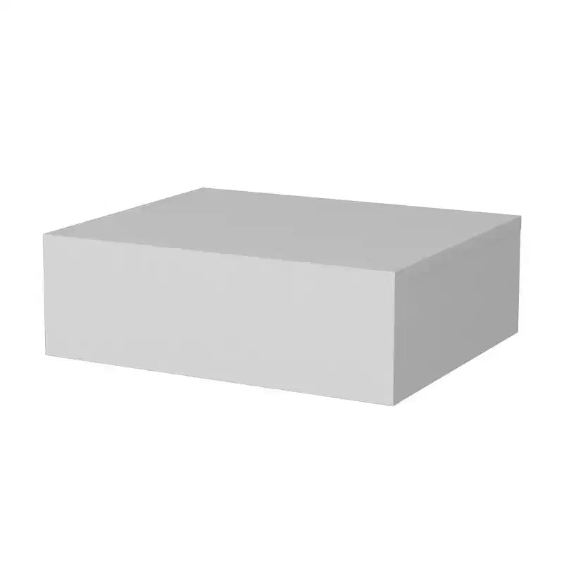 HomeRoots 5 White Wood One Drawer Floating Nightstand