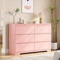 6 Drawer Dresser,Modern Chest of Drawers for Clothes Storage, Wood Storage Double Dresser for Bedroom, Living Room, Entryway