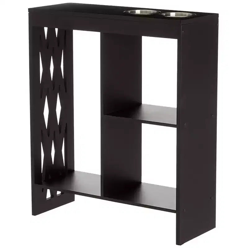The Lakeside Collection Decorative End Table with Drink Holder -
