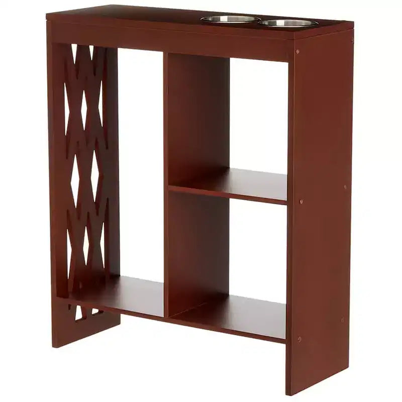 The Lakeside Collection Decorative End Table with Drink Holder -