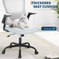 Garvee Ergonomic Mesh Office Chair with Adjustable Lumbar Support, Flip-Up Armrests, High Back Swivel, Rolling Executive Desk Chair for Home Office