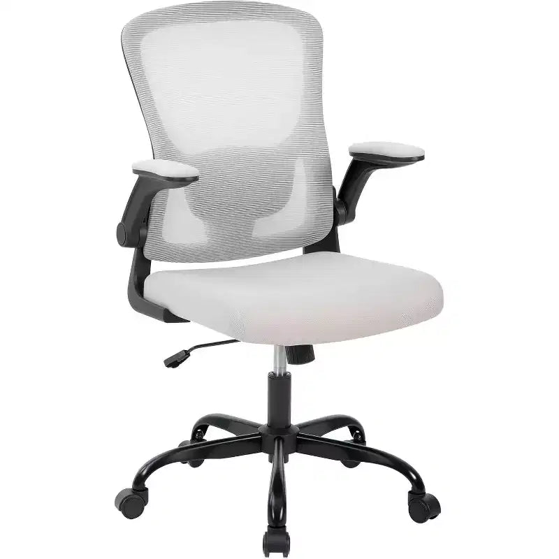 Garvee Ergonomic Mesh Office Chair with Adjustable Lumbar Support, Flip-Up Armrests, High Back Swivel, Rolling Executive Desk Chair for Home Office