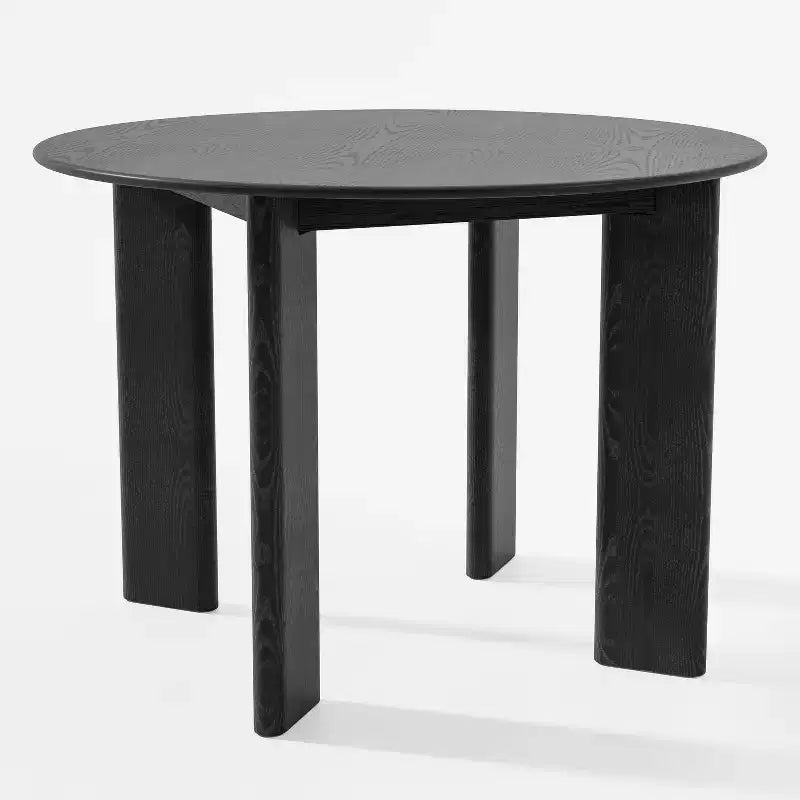 PexFix Solid Wood Farmhouse Dining Table Round Wood Top for Modern Dining Rooms & Family Gatherings