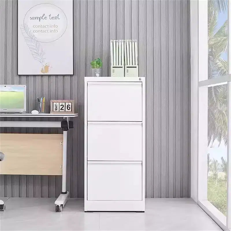 3/ 4 Drawer File Cabinet, Heavy Duty Vertical Filing Cabinets with Lock, Metal Steel Storage Cabinet for Office and Home, Assembly Required