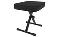 MAYEERTY X-Shaped Foldable Piano Guitar Stool, 2.56 High-Density Foam 3-Level Height Adjustable