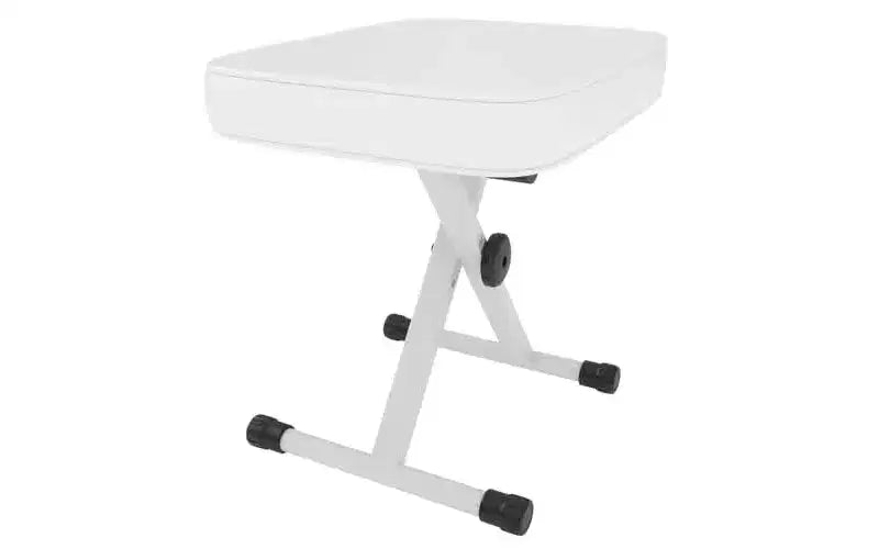 MAYEERTY Tabouret pliant en X pour piano et guitare, en mousse haute densité de 2,56, réglable en hauteur sur 3 niveaux.