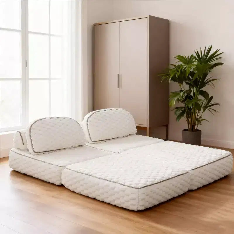 Ora Maison Convertible Sleeper Chair  Foldable Floor Sofa Bed with Pillow for Gaming & Nap