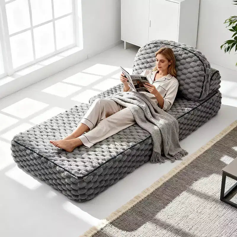 Ora Maison Convertible Sleeper Chair  Foldable Floor Sofa Bed with Pillow for Gaming & Nap