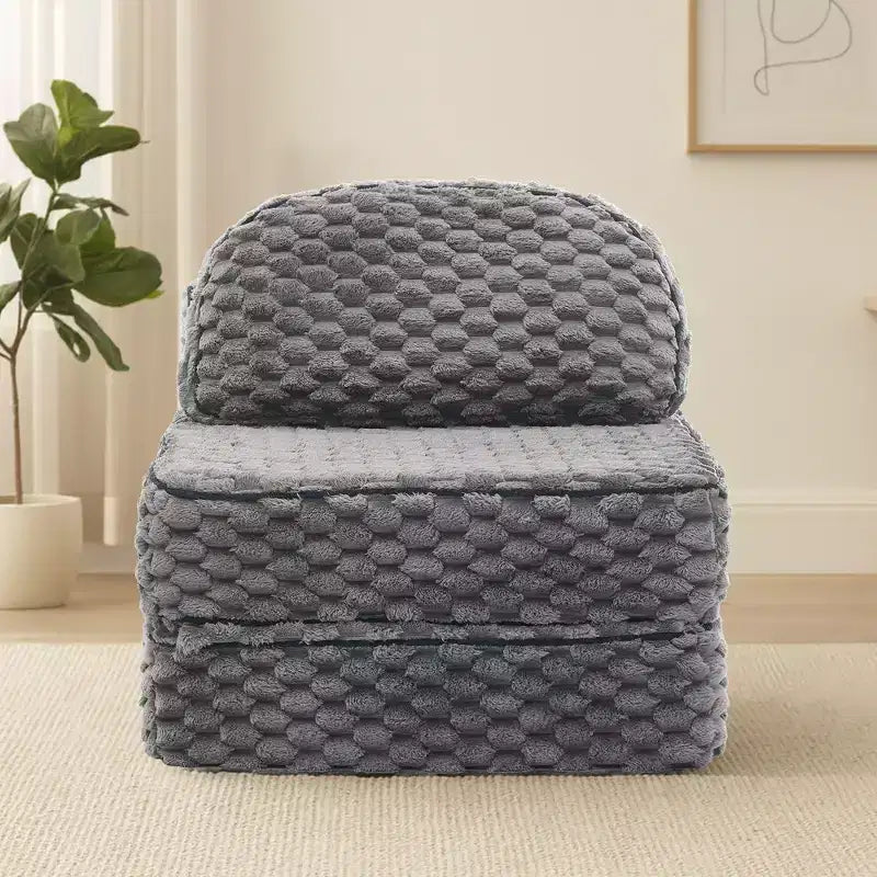 Ora Maison Convertible Sleeper Chair  Foldable Floor Sofa Bed with Pillow for Gaming & Nap