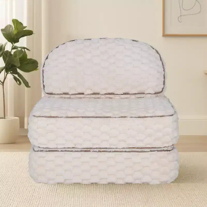 Ora Maison Convertible Sleeper Chair  Foldable Floor Sofa Bed with Pillow for Gaming & Nap