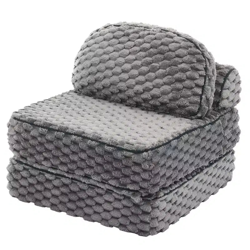 Ora Maison Convertible Sleeper Chair  Foldable Floor Sofa Bed with Pillow for Gaming & Nap